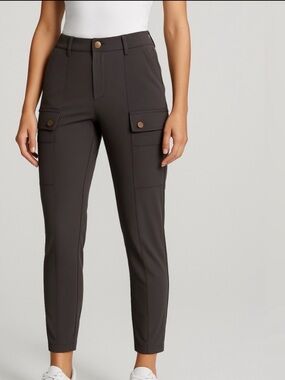 Halara Grey Cargo Pants Women’s Size Small High Rise Stretch Activewear